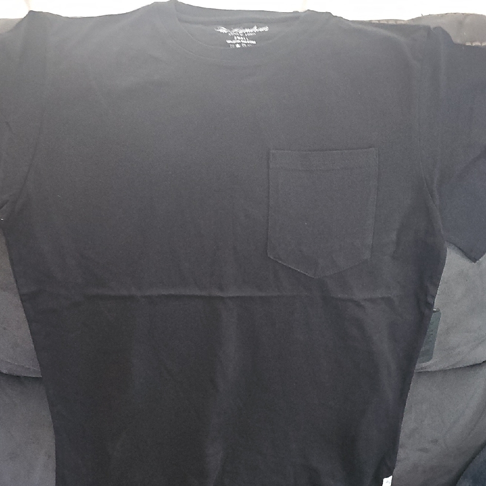 The Hundreds Black Short Sleeve Tee with Pocket